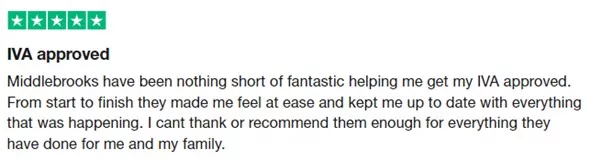Trustpilot review 5